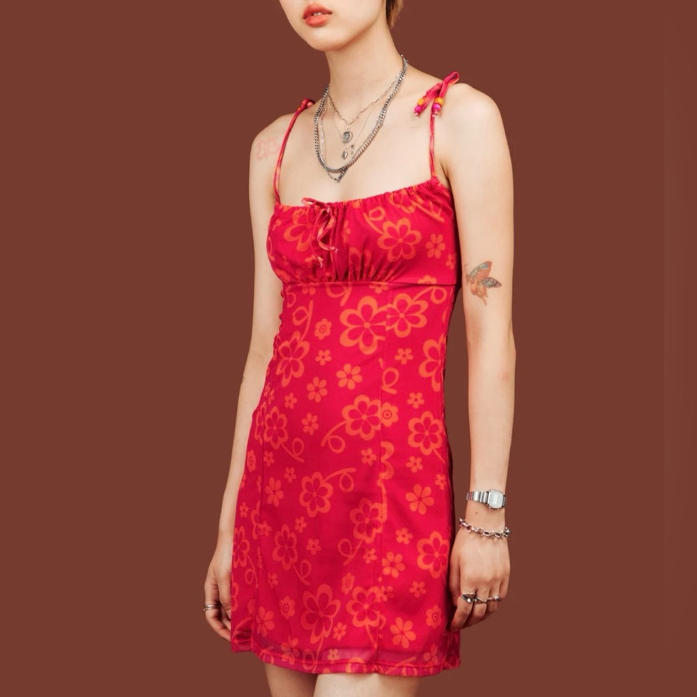 UNIF nani dress, red, large, never worn